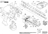 Bosch 0 602 492 434 EXACT 402 Cordless Screw Driver Spare Parts